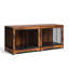 Features  Details   Versatile Use: This dog crate furniture for 2 dogs provides a secure h ...
