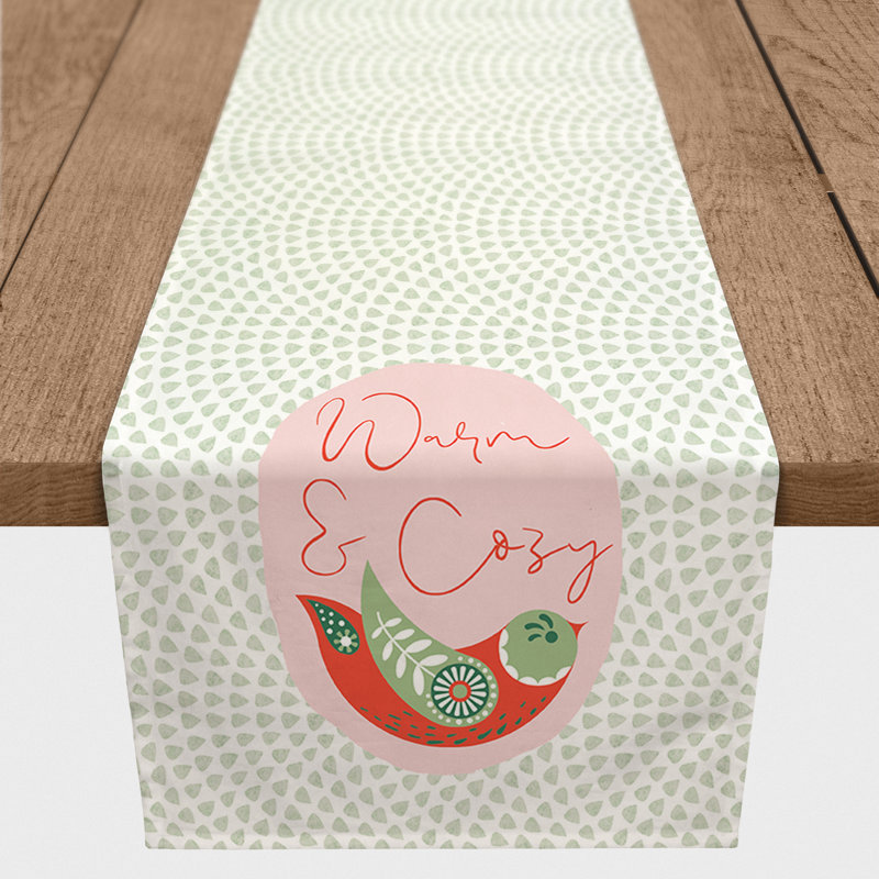 Rosimund Geometric Table Runner, 72" x 16"