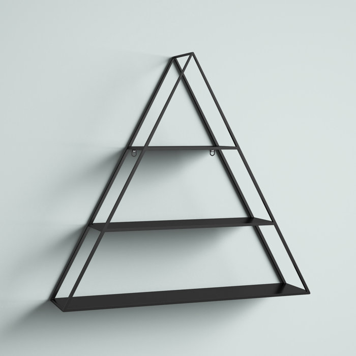 Mercury Row® Loewen 3 Piece Triangle Metal Tiered Shelf & Reviews | Wayfair