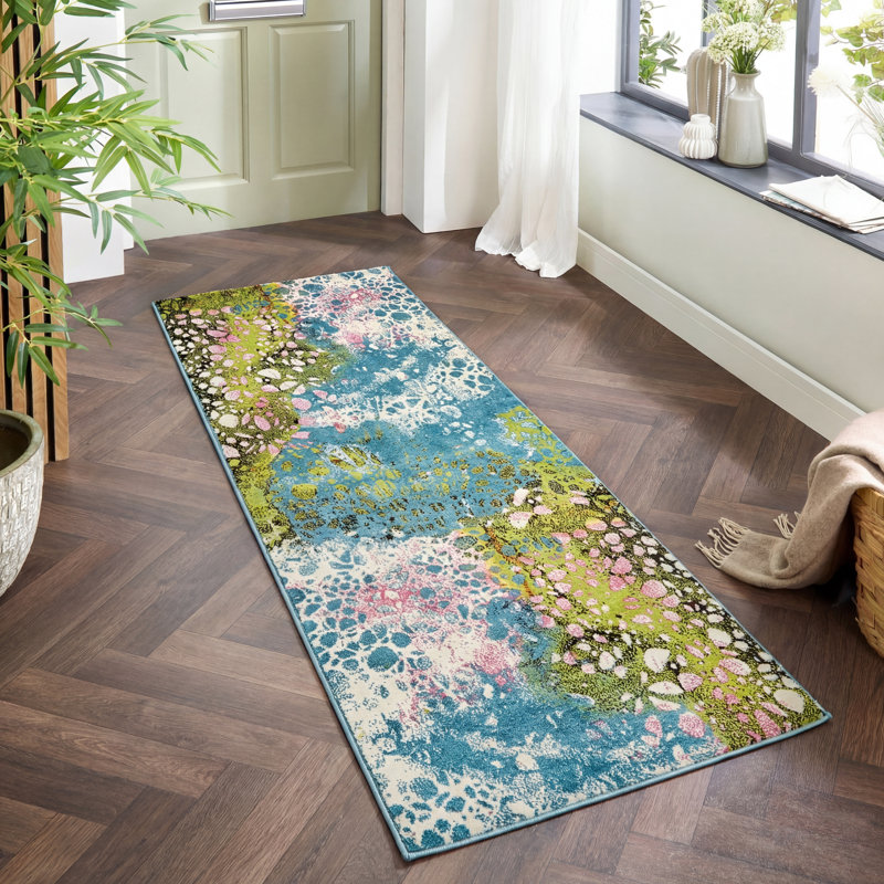 Abstract Area Rug, Runner 80 x 240cm