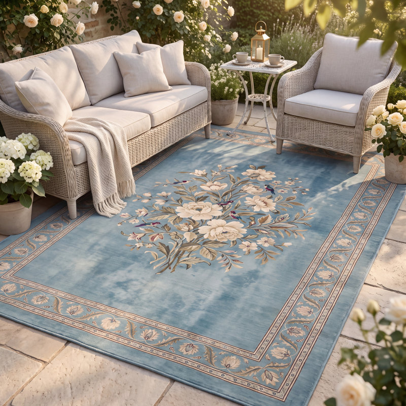 Tapis de salle à manger Warminster, Rectangle 4 pi 11 po x 7 pi 3 po