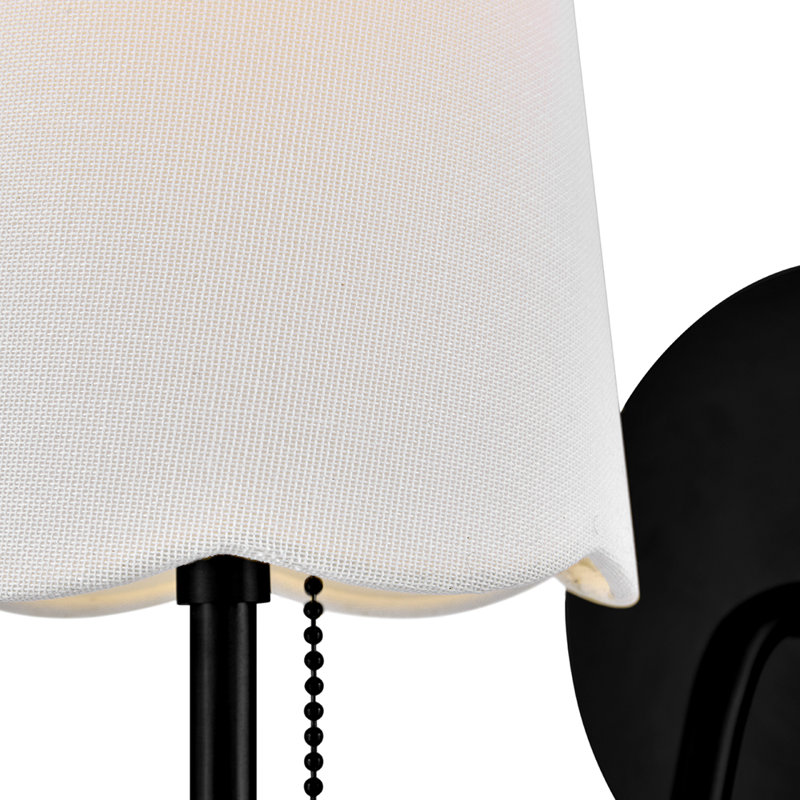 Groover Medium Single Light Scone, Black