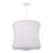 1 - Light Hourglass Fabric Pendant Light