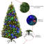 Lighted Artificial Fir Christmas Tree-1849186498