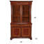 Bibliothèque standard en bois massif H 85 po x l 49 po