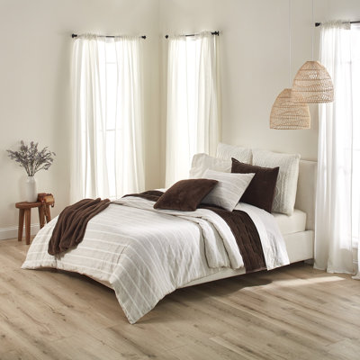 Splendid Quinn Cotton 2-Piece Melange Duvet Cover Set – Soft, Airy & Summery Bedding, Twin