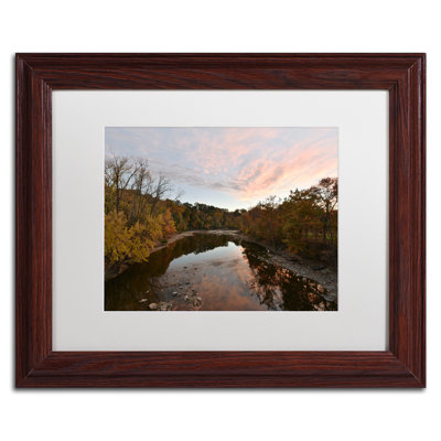 " Rocky River Autumn Sunset "