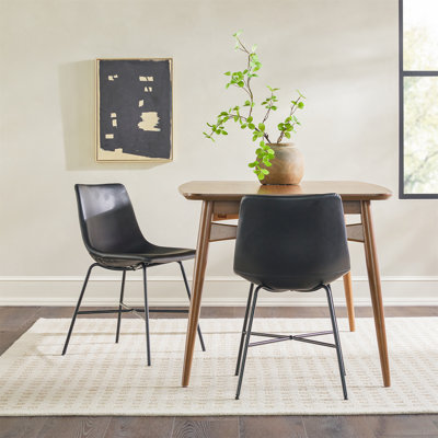 Modern Upholstered Dining Chair With Metal X Base -  Corrigan StudioÂ®, 01FB18E230534A02B6FD416822155139