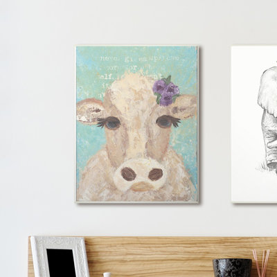 « cow peintre portrait », reproduction