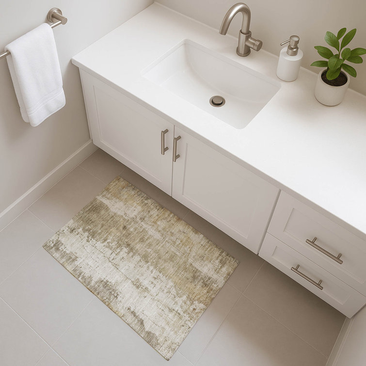 Premium Machine Washable Baford AMF1649 Abstract Rug