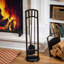 Arched 4 Pc. Fireplace Toolset