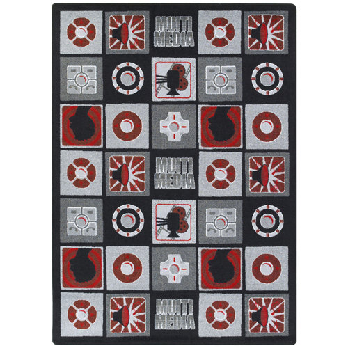 Tapis câblé Just for Kids, Rectangle 7 pi 8 po x 10 pi 9 po