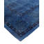 Tapis bleu / bourgogne / gris surdimensionné nouvel âge 6 pi 1 po x 8 pi 6 po Overdyed