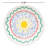 Summer Bliss 6.38'' Stoneware Appetizer Plate , Set of 6