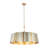 Peep Show Pendant - Sunwashed Silver/Brushed Sienna - 32"W x 18.75"H