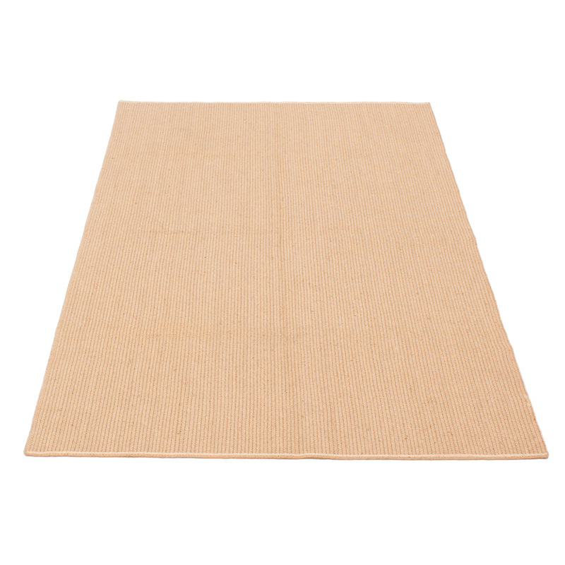 Tapis unique en jute / sisal brun clair 5 pi x 8 pi 0 po Kennidi