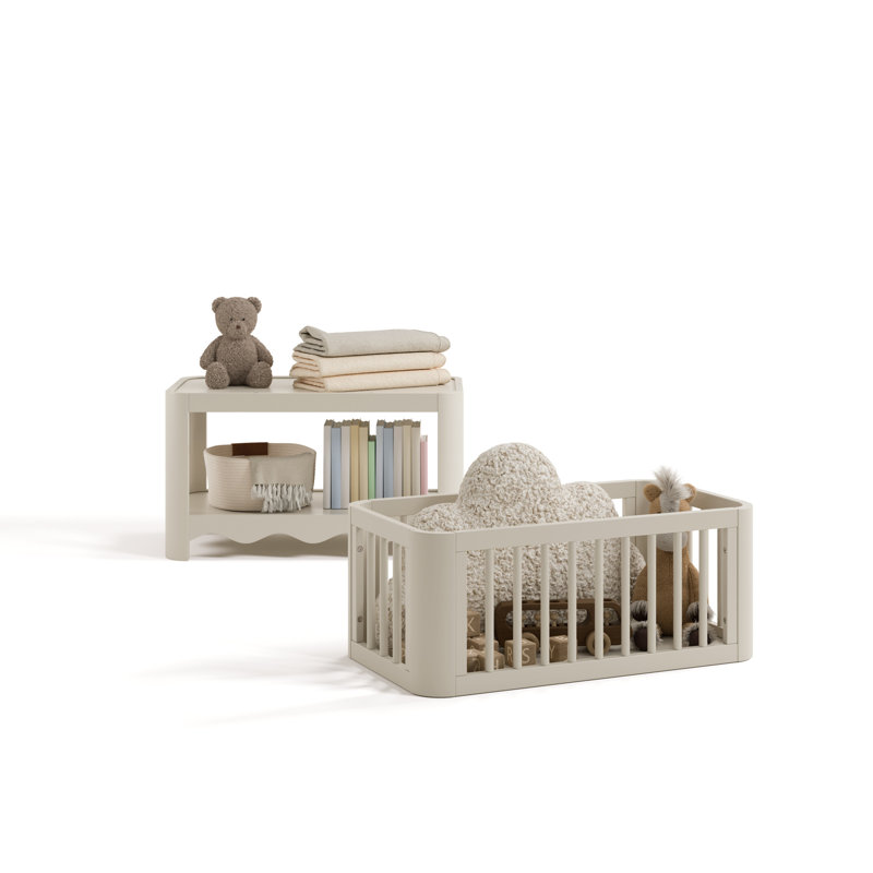 Casablanca 3-in-1 Convertible Bassinet, Frosted Oat