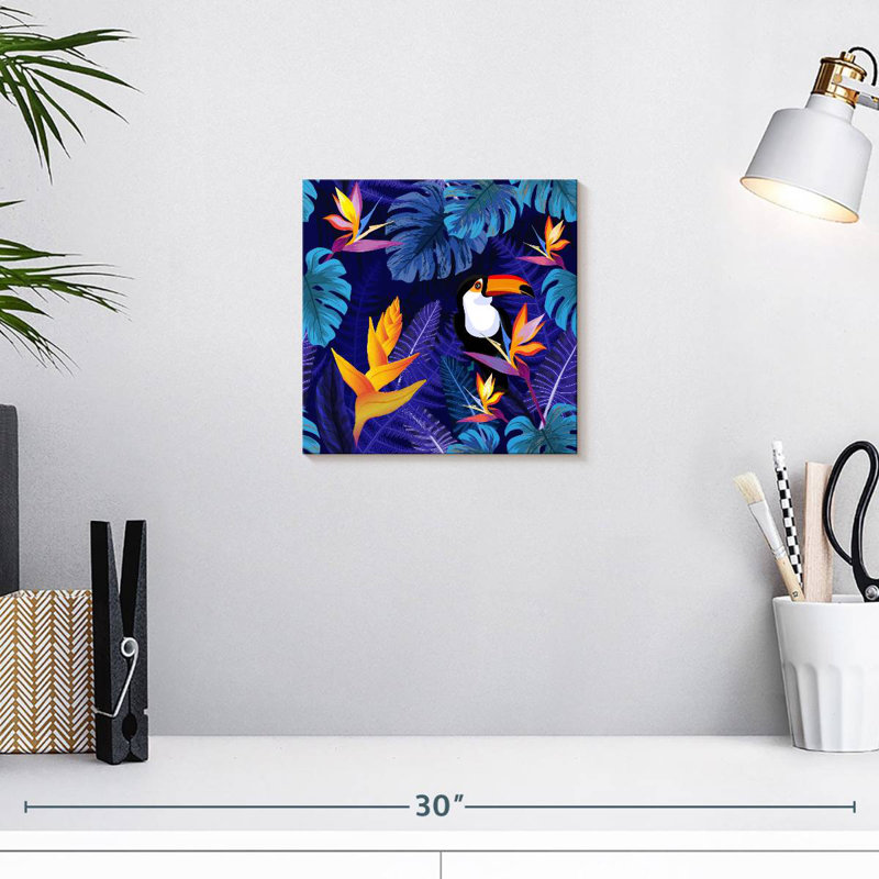 Brampt Jungle Toucan, 10" H x 10" W