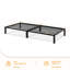 Minimal Screwless Black Bed Frame With Square Feet-1444415352