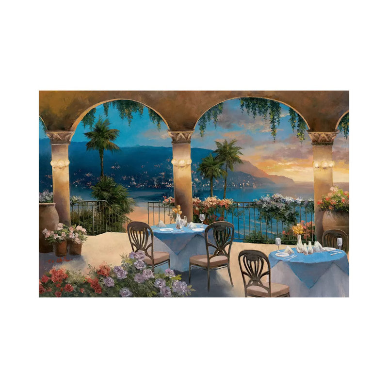 Amalfi Holiday I by T.C. Chiu - Print on Canvas, 101.6 cm H x 66.04 cm W x 1.91 cm D