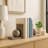 Decorative Bookends With Ball Orbs Accent - Modern Bookshelf Decor For Shelf, Office Desk, Or Home Decor Book Ends - Seto Of 2, 6", Tan-1434937051-1434937050
