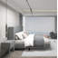 Ensemble de chambre avec lit plateforme 2 pièces-87378508-87378504