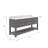 Abrianna 60" Carrara White Marble Countertop Bath Vanity with Mirror-696762621-792820936