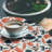 East Urban Home Abstract Fitted Round Tablecloth Burnt Orange and Multicolor-1204672745