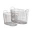 Abbie Metal Basket With Handles - Set of 2-62642390-62642389