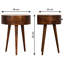 Lugenia 40cm W Solid Wood Bedside Table