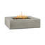 Ashling 42" Square Concrete Propane Fire Pit Table by Jensen Co.-535302942