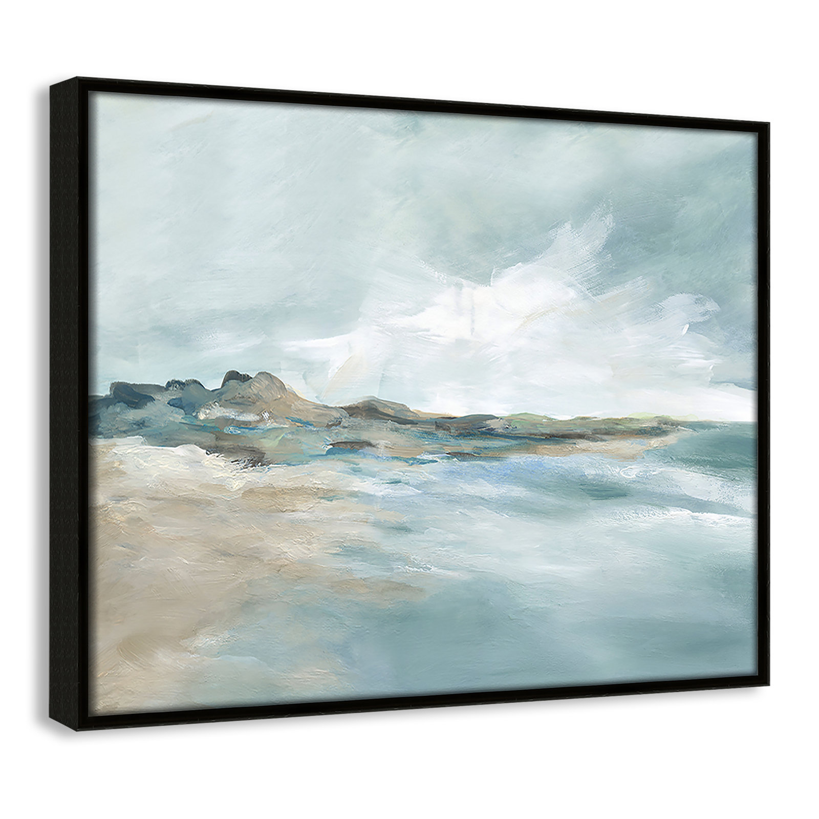 Coralie "Sandpoint" Print by Carol Robinson, 12.5" H x 15.5" W, Espresso