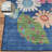 Azharia Machine Washable Area Rug Living Room Bedroom Bathroom Kitchen Non Slip Stain Resistant-1311385607