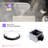 Akicon Bathroom Exhaust Fan with Humidity Sensor, 110 CFM 1.5 Sones Vent Fan with RGB Light, 3CCT Dimmable LED Light & Nightlight for Shower Room, Round, Black