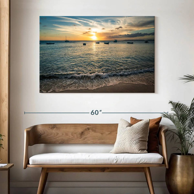 Gillard Curacao Gillard Sunset, H 32 po x l 48 po