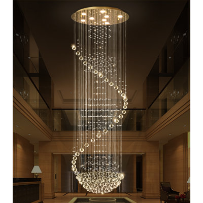Glam Modern Led Crystal Chandelier