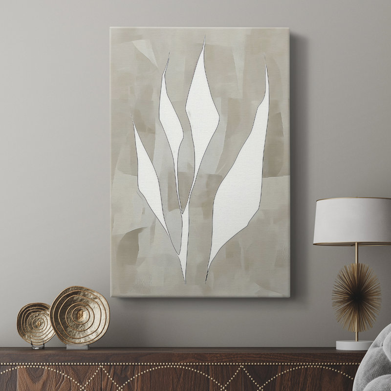 Toile tendue avec châssis abstrait VI, prête à être accrochée, fabriquée aux États-Unis, H 18 po x l 12 po