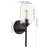 Demitri 13" 1-Light Farmhouse Industrial Metal/Glass Cylinder LED Sconce-285712411