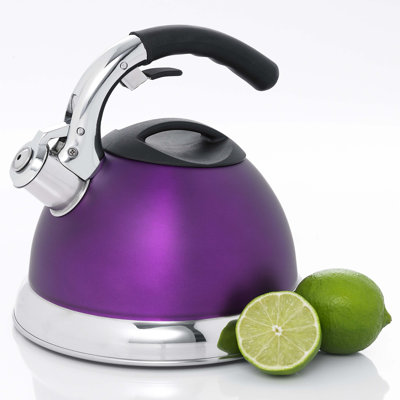 Creative Home Avalon 3 Quarts Stainless Steel Whistling Tea Kettle