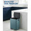 Poubelle de cuisine en acier inoxydable 60L