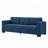Upholstered Polyester Loveseat Sofa with Cup Holder,Storage Sofa-822300040-826174994