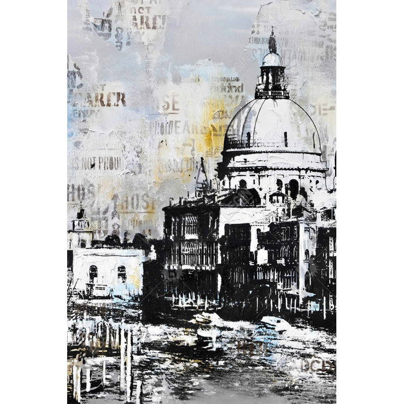 «Basilica of Santa Maria Della Salute» sur toile