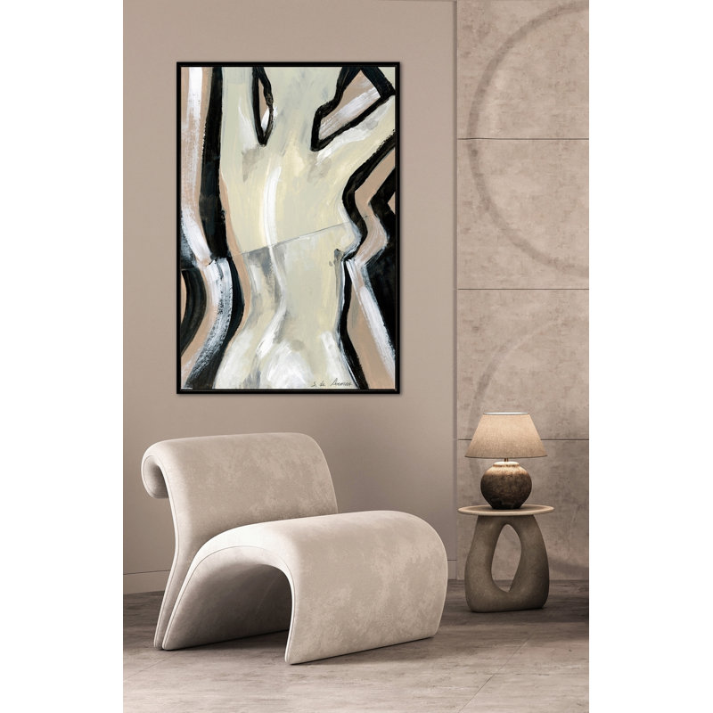 «Captivating Curves», art mural sur toile