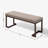 Gray Bedroom Upholstered Bench - Stable Metal, Elegant Boucle Metal For & Stylish