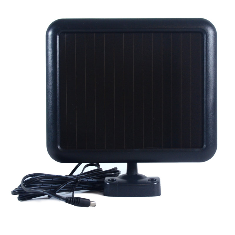 Black Solar Powered LED Motion Sensor Floodlight