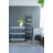 35X12.5X40" Galvanized Shelf Display 3-Tier