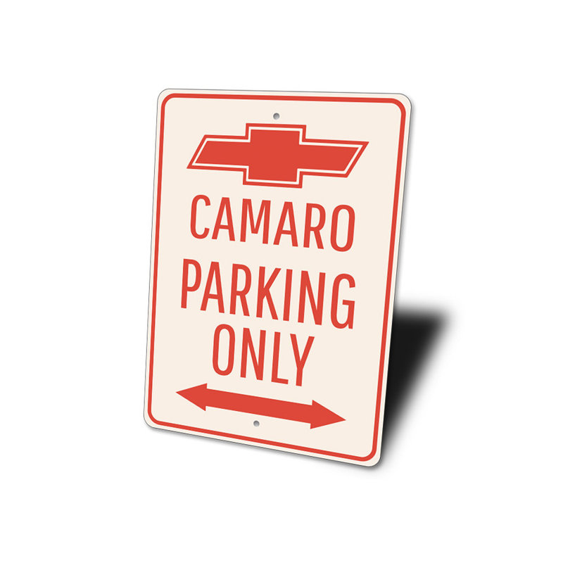 Enseigne en aluminium Camaro, H 18 po x l 12 po x P 0,06 po