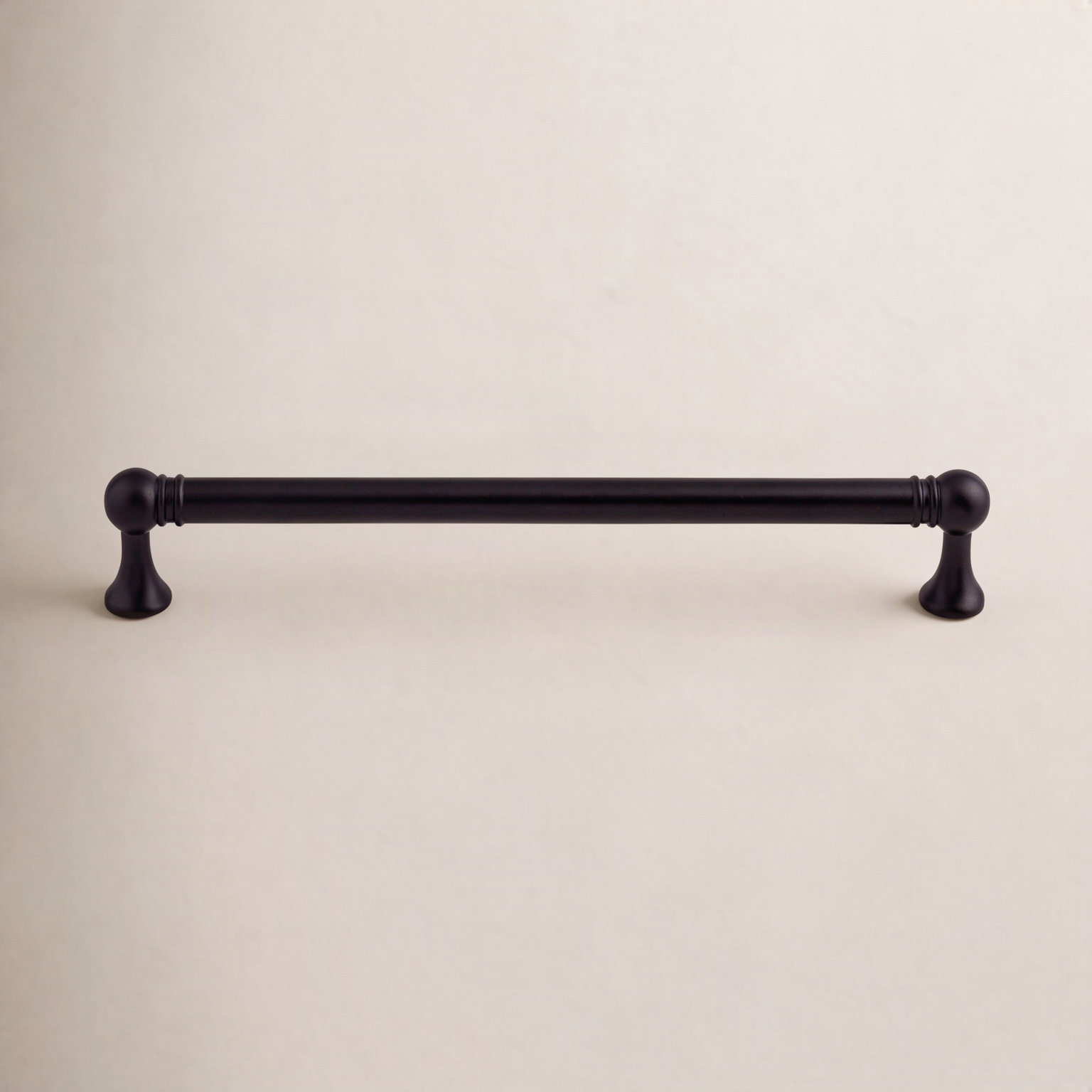 Kara 8" Bar Cabinet Pull, Flat Black