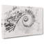 Spiral Staircase Watercolour - Wrapped Canvas-56660589