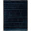 Overdyed Hand-Knotted Wool Modern-Contemporary Black Area Rug 9' 0" x 11' 5"